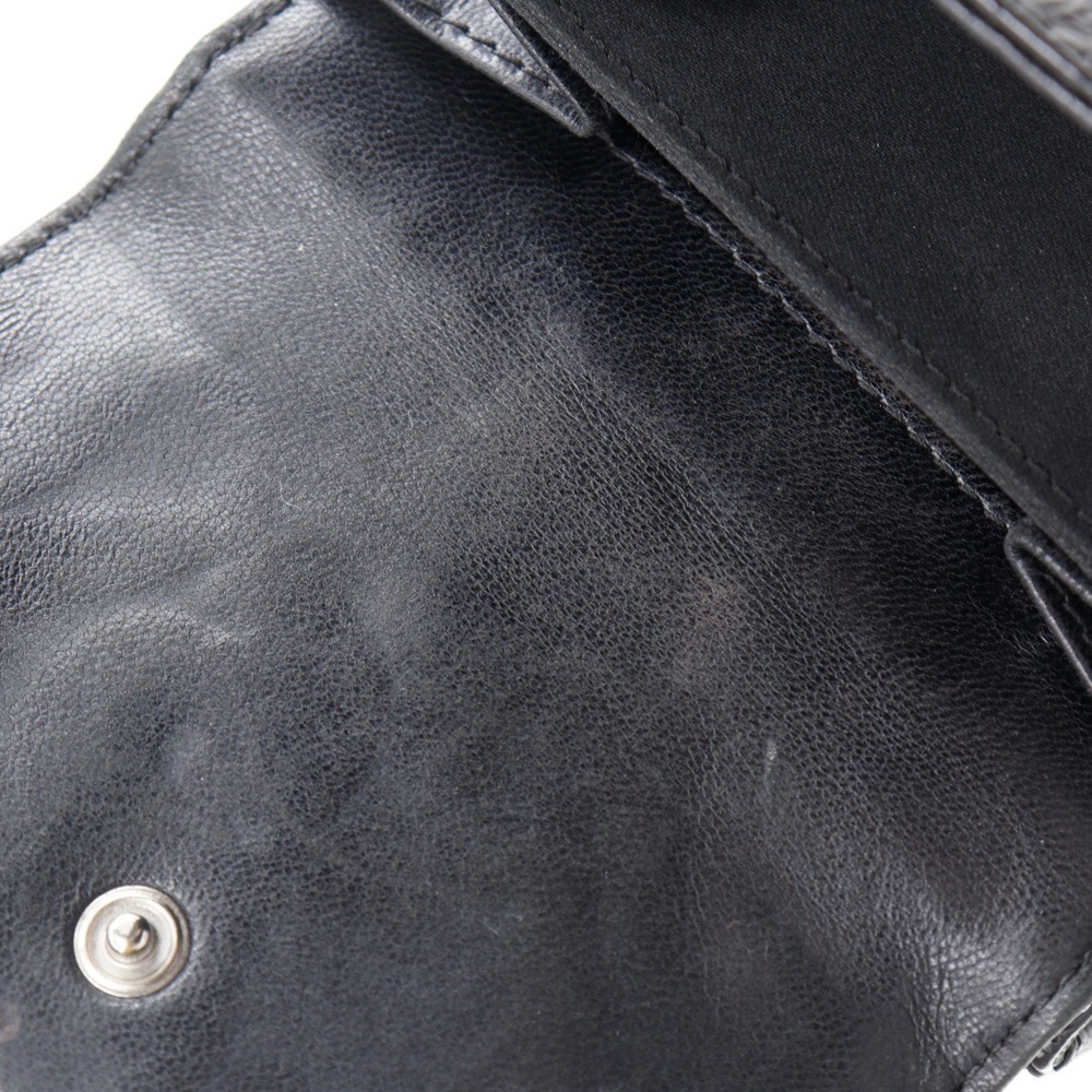 CHANEL Authentic Black Leather Wallet - Picture 11 of 14